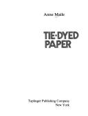 Cover of: Tie-dyed paper