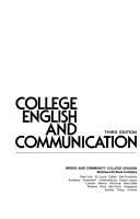 College English and communication by Marie M. Stewart