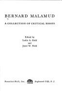 Cover of: Bernard Malamud: a collection of critical essays