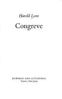 Cover of: Congreve