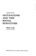 Cover of: Occupations and the social structure