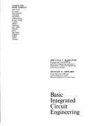Cover of: Basic integrated circuit engineering