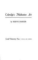 Cover of: Coleridge's meditative art