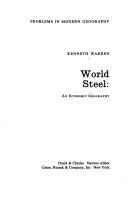 Cover of: World steel: an economic geography