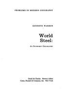 Cover of: World steel by Kenneth Warren