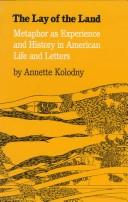 Cover of: The lay of the land: metaphor as experience and history in American life and letters