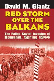 Cover of: Red Storm over the Balkans by David M. Glantz