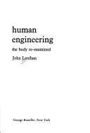 Cover of: Human engineering by J. M. A. Lenihan