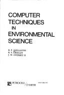 Cover of: Computer techniques in environmental science by Robert P. Ouellette