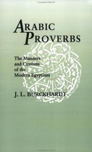 Cover of: Arabic Proverbs | J. L Burckhardt