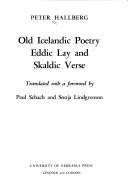 Cover of: Old Icelandic poetry by Peter Hallberg