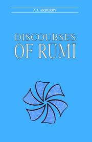 Cover of: Discourses of Rumi