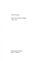 Cover of: The collected poems, 1956-1974