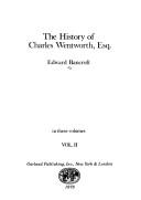 Cover of: The history of Charles Wentworth, Esq.