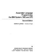 Assembler language programming by George Struble