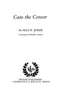 Cover of: Cato the censor