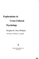 Cover of: Explorations in cross-cultural psychology