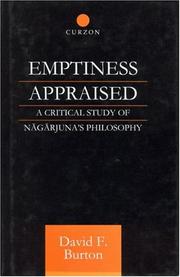 Emptiness appraised by Burton, David.