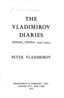 Cover of: The Vladimirov diaries by P. P. Vladimirov