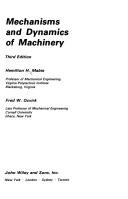 Cover of: Mechanisms and dynamics of machinery