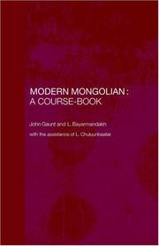 Cover of: Modern Mongolian by John Gaunt