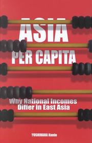 Cover of: Asia Per Capita by K. Yoshihara