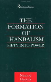 Cover of: The Formation of Hanbalism by Nimrod Hurvitz