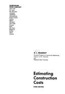 Cover of: Estimating construction costs