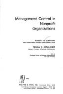 Cover of: Management control in nonprofit organizations