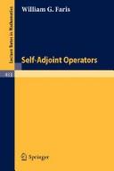 Self-adjoint operators by William G. Faris