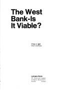 Cover of: West Bank--Is it viable?