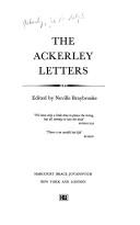 Cover of: The Ackerley letters by J. R. Ackerley