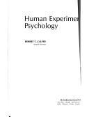 Human experimental psychology by Robert C. Calfee