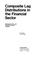 Cover of: Composite lag distributions in the financial sector