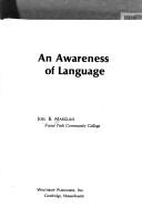 Cover of: An awareness of language