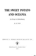 The sweet potato and Oceania by D. E. Yen