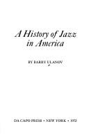 Cover of: A history of jazz in America.