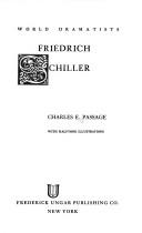 Cover of: Friedrich Schiller by Charles E. Passage