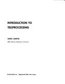 Cover of: Introduction to teleprocessing.