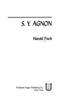 S. Y. Agnon by Harold Fisch