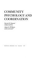 Cover of: Community psychology and coordination by Patrick R. Penland