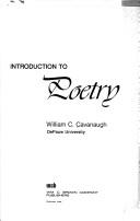 Cover of: Introduction to poetry | William C. Cavanaugh