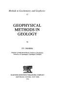 Cover of: Geophysical methods in geology | P. Vallabh Sharma