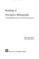 Cover of: Readings in descriptive bibliography.