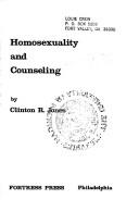 Cover of: Homosexuality and counseling