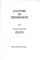 Cover of: Factors in depression by editor, Nathan S. Kline.
