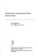 Applied consumption analysis