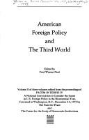 American foreign policy and the Third World by Pacem in Terris Convocation Washington, D.C. 1975.