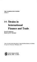 Cover of: Strains in international finance and trade by Fred H. Sanderson