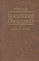 Cover of: Questioned documents. by Albert Sherman Osborn